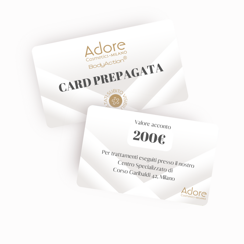 BODY ACTION - Acconto Trattamento 200€ - Adore Cosmetics Milano