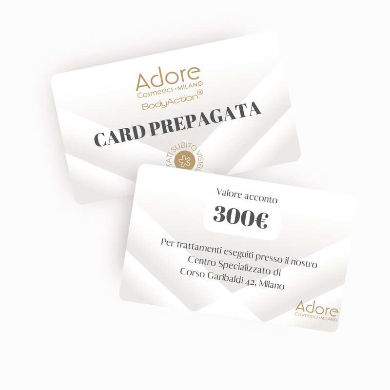 BODY ACTION - Acconto Trattamento 300€ - Adore Cosmetics Milano